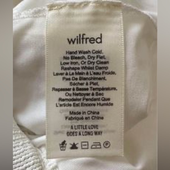 New, never worn Aritzia Wilfred White Heirloom Skirt - Medium - Picture 7 of 11